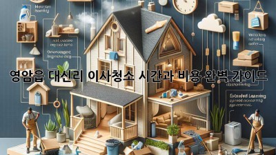 영암읍 대신리 이사청소: 시간과 비용 완벽 가이드